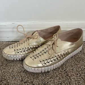 Anthropologie Silent D Moccasin Sneakers. Size 39
